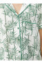 Пижама LC Waikiki Gömlek Yaka Floral PJs