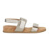 Фото #1 товара VANELi Nelly Wedge Womens Silver Casual Sandals NELLY-312927