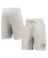 ფოტო #1 პროდუქტის Men's Oatmeal Miami Marlins Mainstream Logo Terry Tri-Blend Shorts