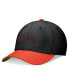 Фото #1 товара Men's Black/Orange San Francisco Giants Cooperstown Collection Rewind Swooshflex Performance Hat