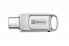 Фото #5 товара Verbatim MyDual - 64 GB - USB Type-A / USB Type-C - 2.0 - Swivel - Silver