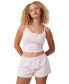 Фото #4 товара Women's Peached Jersey Shorts