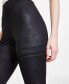 Фото #4 товара Women's Coated Zipper-Pocket Leggings, Created for Macy's