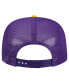 ფოტო #4 პროდუქტის Men's Purple Los Angeles Lakers Arch A-Frame Trucker 9FIFTY Snapback Hat