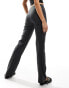 Фото #4 товара ASOS DESIGN skinny tailored trouser with lace trim in charcoal