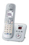 Фото #5 товара Panasonic KX-TG6823 - DECT telephone - Speakerphone - 120 entries - Caller ID - Silver - White