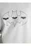 XSIDE Bisiklet Yaka Kısa Kollu Batman Baskılı Penye Erkek Tişört