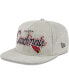 Фото #4 товара Men's Gray Arizona Cardinals Super Bowl XLIII Cord Golfer Snapback Hat