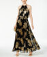 Фото #5 товара Petite Pleated Gold-Print Gown