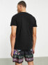 Versace Jeans Couture v emblem garden t-shirt in black