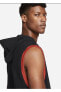 Фото #2 товара Dri-fıt Men's Sleeveless Hooded Pullover Training Top - Erkek Antreman Üst Dm6662-010