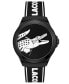Фото #1 товара Наручные часы Nautis Deacon Stainless Steel Watch - Black/Blue, 43mm
