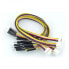 Фото #1 товара Grove - a set of 5 wires 4-pin 2mm - male cables 2.54mm/20cm