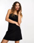 Фото #1 товара ONLY exclusive mini cami sundress in black