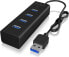 HUB USB Icy Box 4x USB-A 3.0 (NUICYUS4P000012)