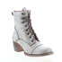 Bed Stu Judgement F385001 Womens Beige Leather Lace Up Ankle & Booties Boots