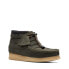 Фото #2 товара Clarks Wallabee Boot 26168800 Mens Green Canvas Lace Up Chukkas Boots