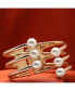 ფოტო #1 პროდუქტის Women's Gold Snowball Cuff Bracelet
