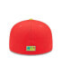 Men's Red, Neon Green Washington Nationals 2008 Inaugural Season Lava Highlighter Combo 59FIFTY Fitted Hat