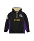 ფოტო #2 პროდუქტის Men's Black Distressed Minnesota Vikings Team OG 2.0 Anorak Vintage-Like Logo Quarter-Zip Windbreaker Jacket