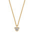 Charming Mickey and Minnie Mouse Gold Plated Necklace N600581YRWL-B.CS (Chain, Pendant)