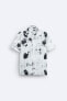 Фото #5 товара Рубашка из эластичной ткани с принтом ZARA