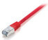 Фото #1 товара Equip Cat.6A Platinum S/FTP Patch Cable - 1.0m - Red - 1 m - Cat6a - S/FTP (S-STP) - RJ-45 - RJ-45