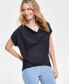 Women's Satin-Front Top, Created for Macy's