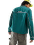 ASOS DESIGN motocross jacket in green