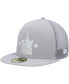 ფოტო #2 პროდუქტის Men's Gray Washington Nationals 2023 On-Field Batting Practice 59FIFTY Fitted Hat