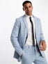 Фото #1 товара Jack & Jones Premium slim fit suit jacket in light blue