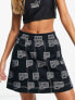 Puma downtown monogram skirt in black