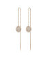 White, Rhodium Plated or Rose-Gold Tone Meteora Drop Earrings