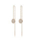 ფოტო #2 პროდუქტის White, Rhodium Plated or Rose-Gold Tone Meteora Drop Earrings