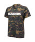 Women's Darren Waller Camo Las Vegas Raiders Name and Number Tri-Blend V-Neck T-shirt