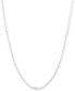 Фото #1 товара Herringbone Link Rondelle 17" Chain Necklace in Sterling Silver