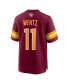 Фото #2 товара Men's Carson Wentz Burgundy Washington Commanders Game Jersey