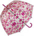 Dámský holový deštník Long AC Domeshape Transparent 58724 kaleidoscope