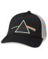 ფოტო #1 პროდუქტის Men's Black, Natural Pink Floyd Riptide Valin Trucker Adjustable Hat