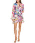 Rococo Sand Surplice Mini Dress Women's Pink Xs