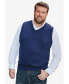 Фото #2 товара Big & Tall Lightweight V-Neck Sweater Vest - 2XL, Navy