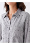 LCW Vision Puantiyeli Uzun Kollu Oversize Kadın Gömlek