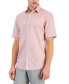 Фото #1 товара Men's Regular-Fit Stretch Textured Floral-Print Button-Down Shirt, Created for Macy's