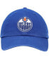 Фото #4 товара Men's Royal Edmonton Oilers Clean Up Adjustable Hat