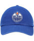 ფოტო #4 პროდუქტის Men's Royal Edmonton Oilers Clean Up Adjustable Hat