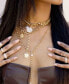 ფოტო #3 პროდუქტის 18K Gold Plated Chunky Chain and Disc with Cultured Freshwater Pearl Necklace