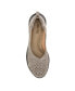 Фото #3 товара Women's Emma Perforated Pattern Slip-On Flat Shoe