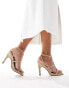 Фото #4 товара ASOS DESIGN Narate gladiator high heeled sandals in buttermilk