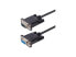 Фото #2 товара StarTech 3m RS232 Crossover Serial Cable w/Al-Mylar Shielding F/M Black