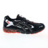 Фото #1 товара Asics Gel-Kayano 5 KZN 1021A408-001 Mens Black Suede Athletic Running Shoes 10